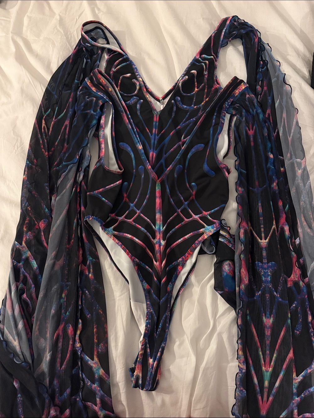 Badinka cosmic chaos winged bodysuit
